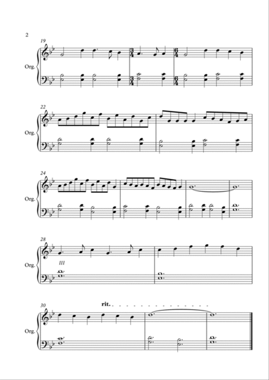 Easter Suite Organ Solo scores gallery preview page 3
