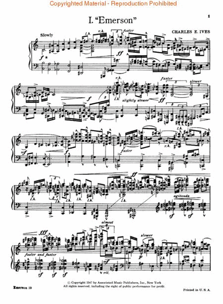 Sonata No. 2 (2nd Ed.) Concord, Mass 1840–60