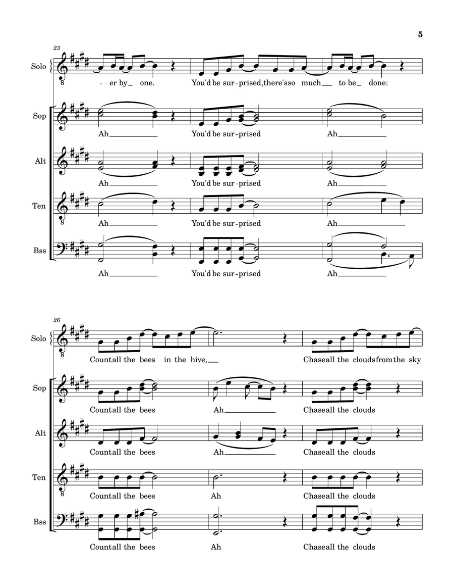 Return To Pooh Corner 4-Part scores gallery preview page 5