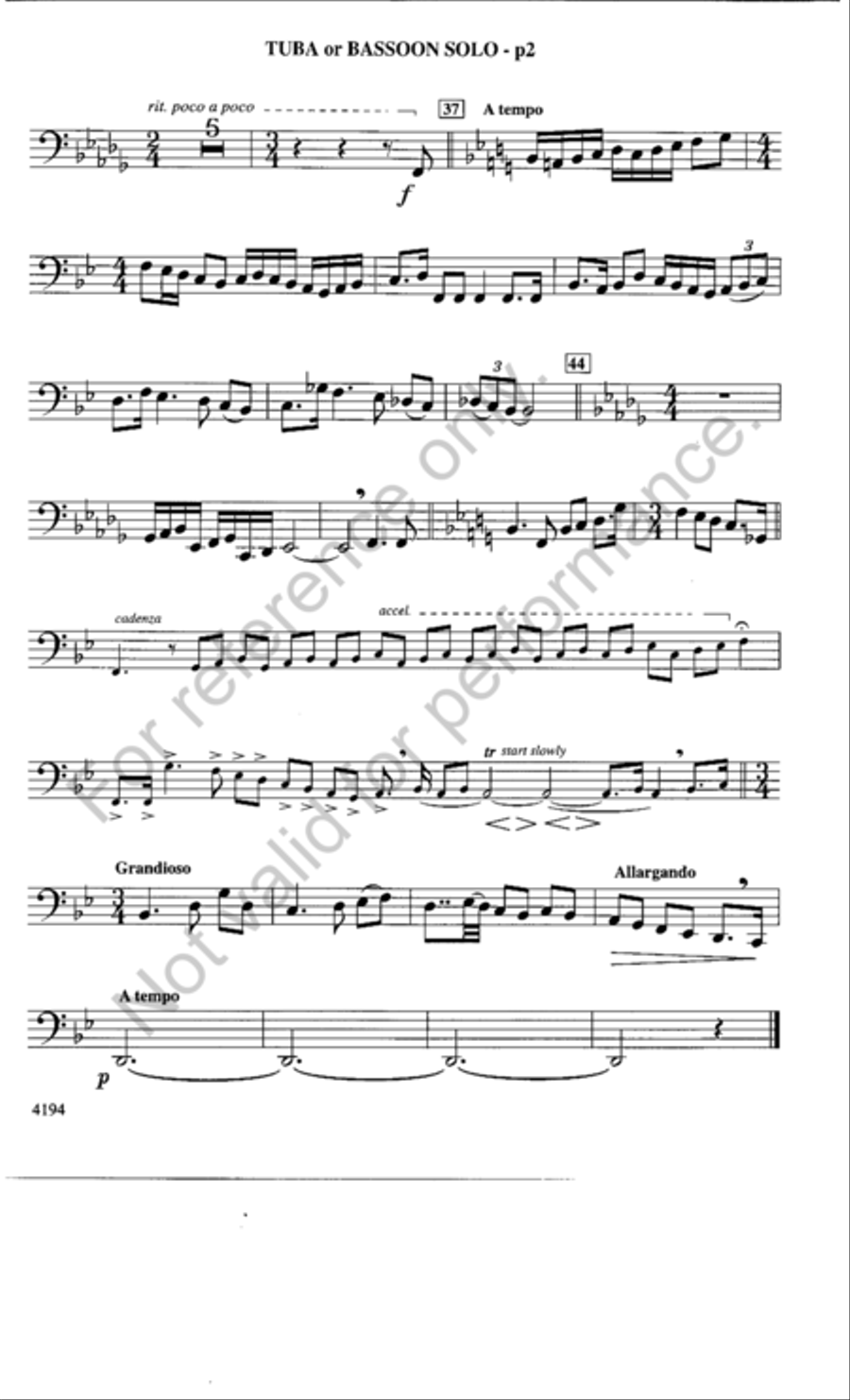 Parable Tuba scores gallery preview page 3