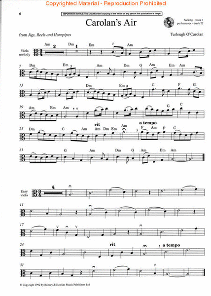 The Fiddler Play-Along Viola Collection by Various Viola Solo - Sheet Music