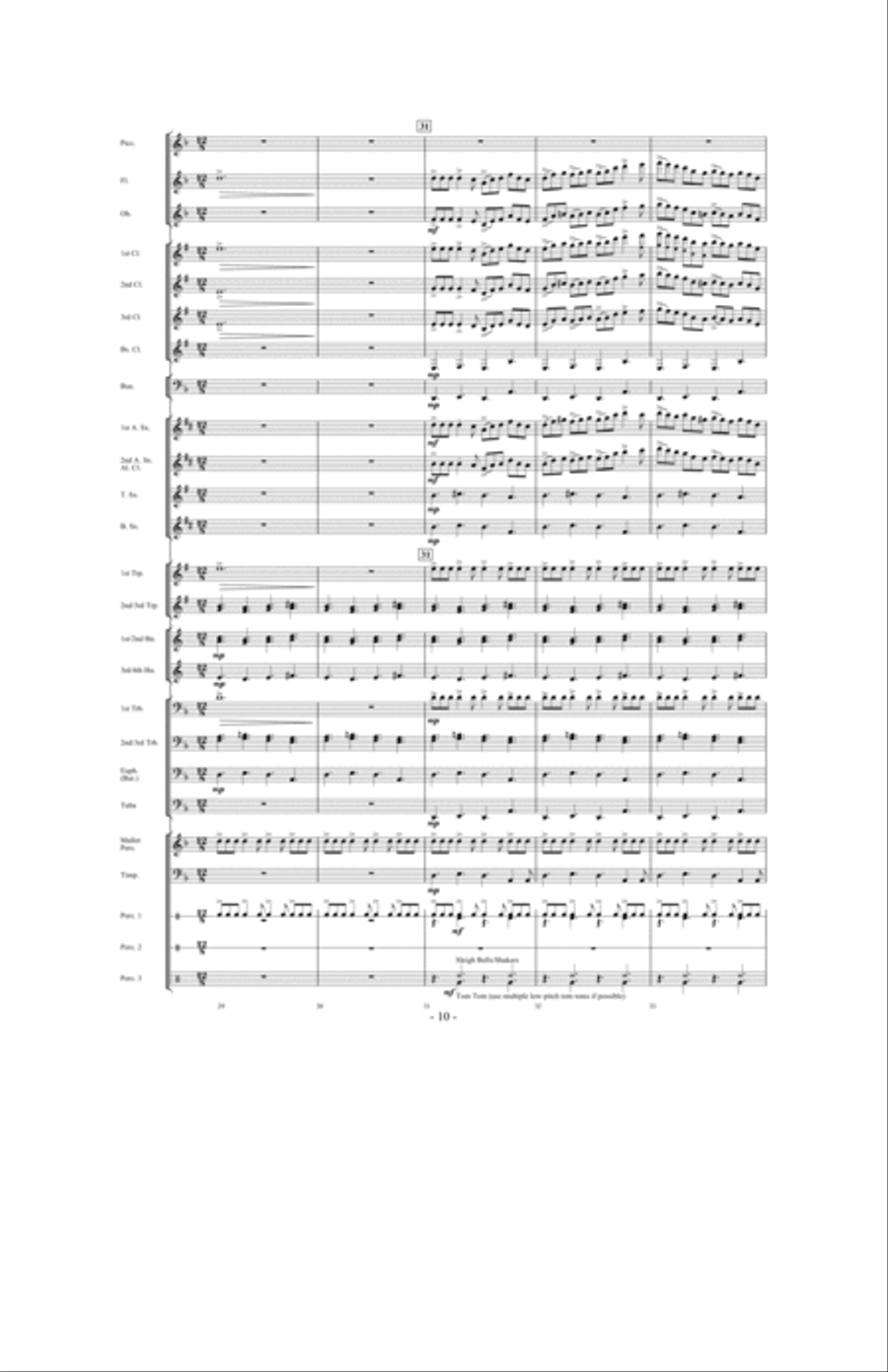 When The Tears Fell Concert Band scores gallery preview page 9