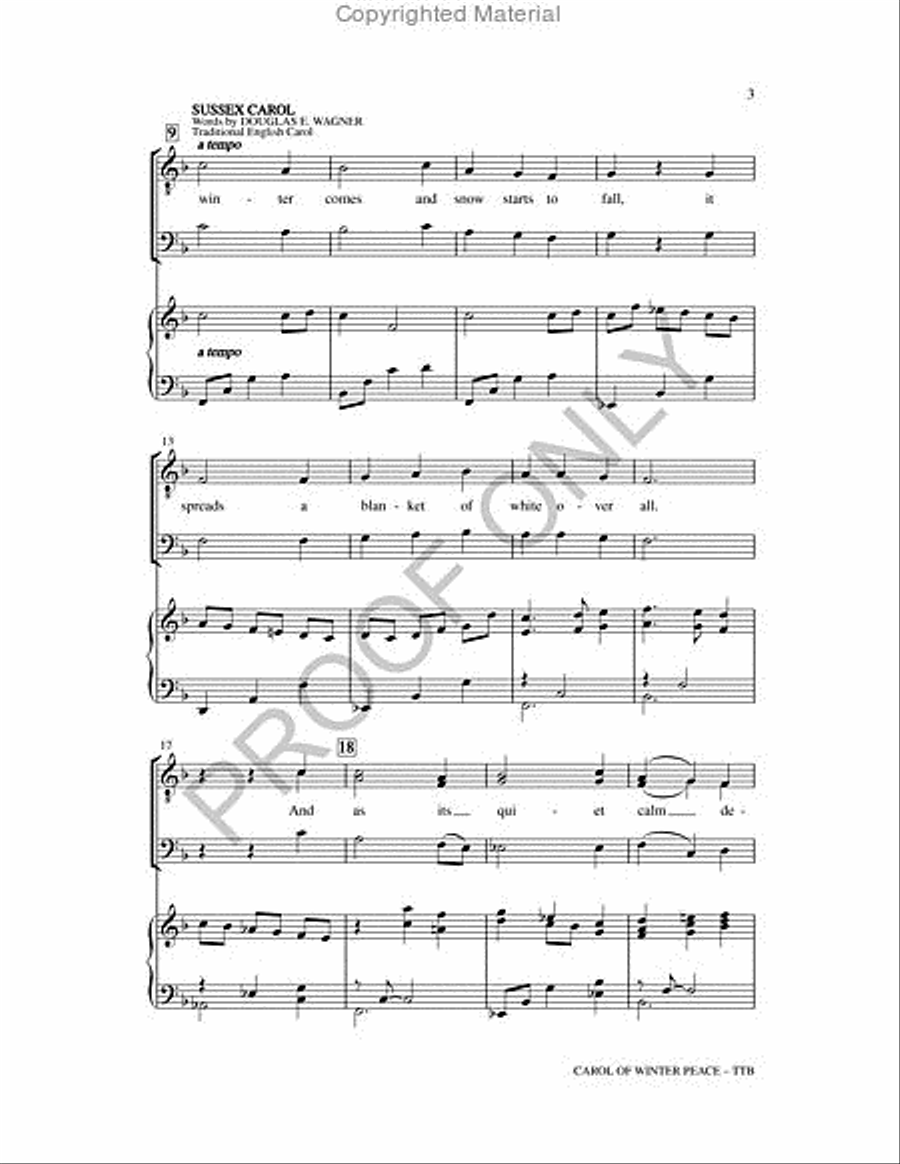 Carol Of Winter Peace TTB scores gallery preview page 3