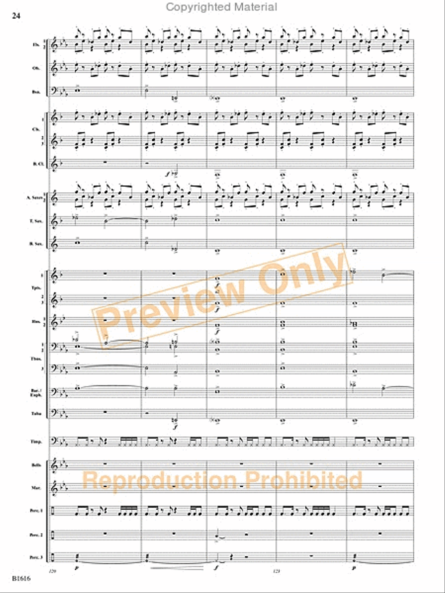 One Giant Leap Concert Band scores gallery preview page 53