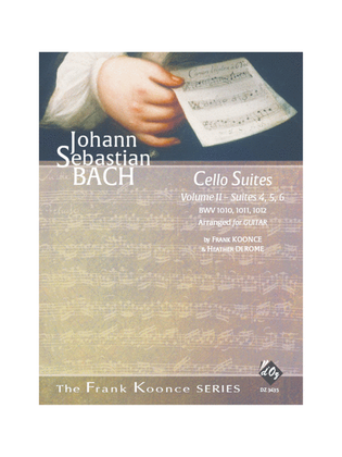Book cover for Cello Suites 4, 5, 6 BWV 1010, 1011, 1012