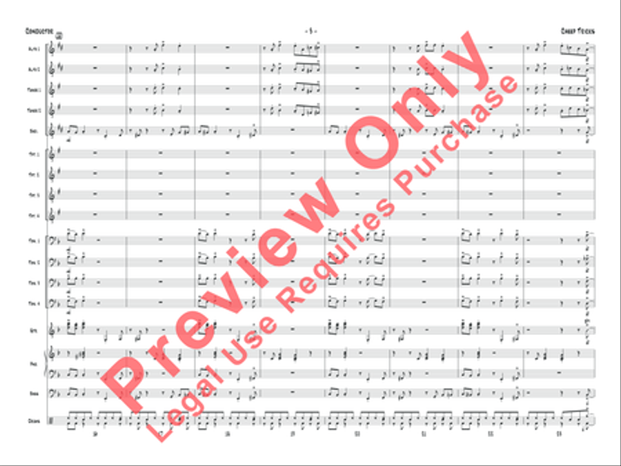 Cheep Tricks Cheep Tricks Jazz Ensemble scores gallery preview page 20