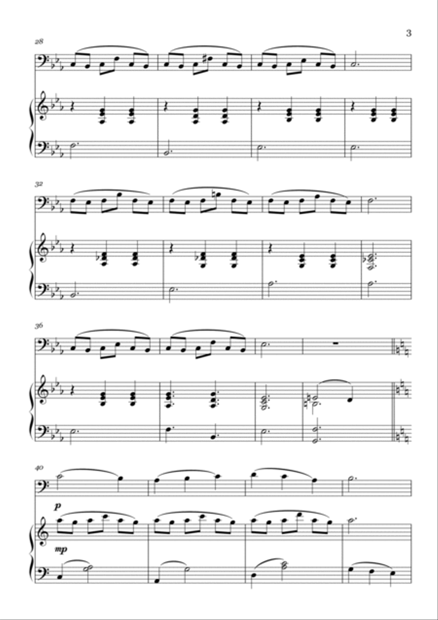 Pela Luz Dos Olhos Teus Pela Luz Dos Olhos Teus Bassoon scores gallery preview page 4
