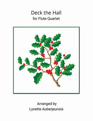Book cover for Deck the Hall - Flute Quartet