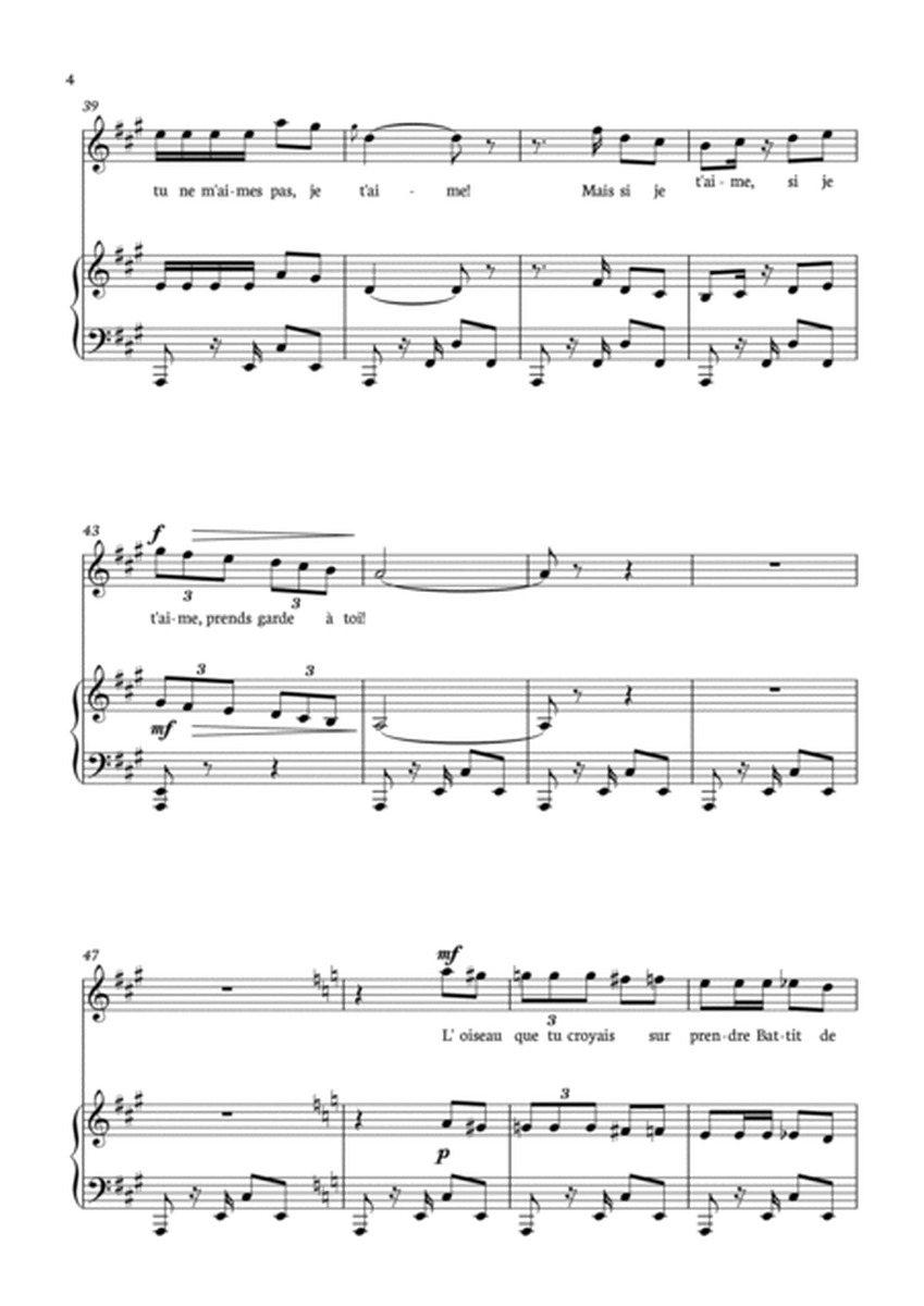 Habanera from Carmen for Oboe with piano. image number null