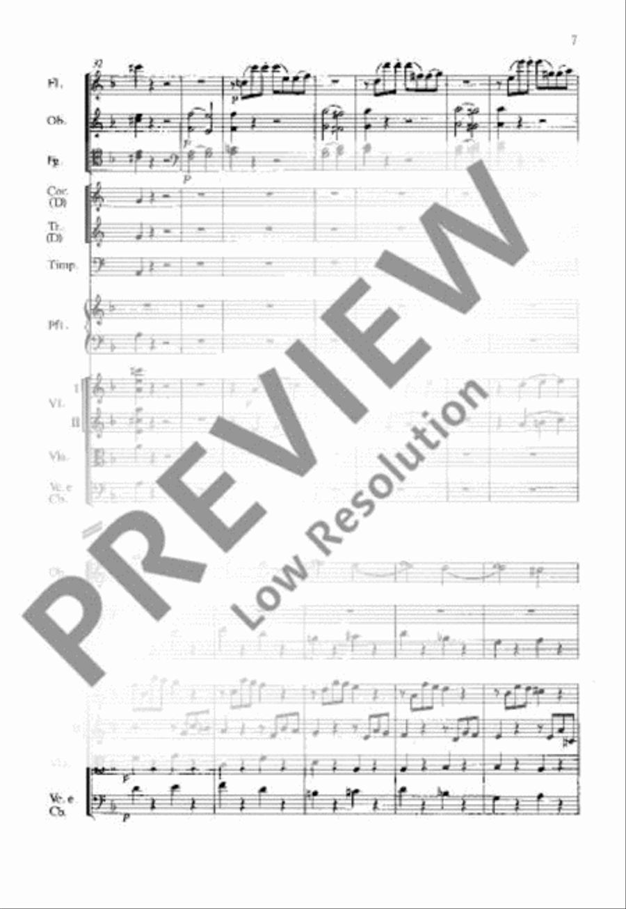 Concerto No. 20 D minor Orchestra scores gallery preview page 18