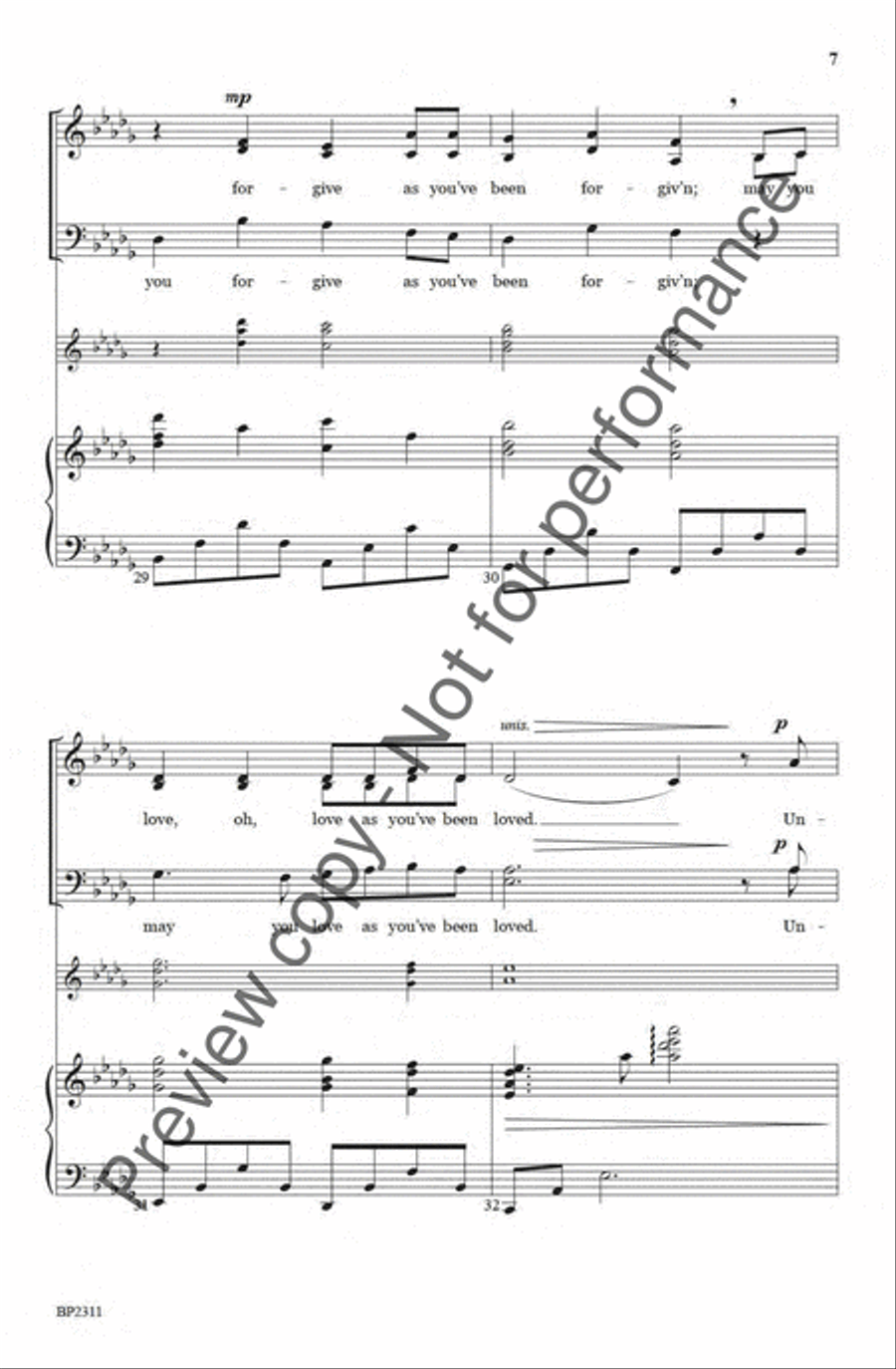 God Be With You 'Til We Meet Again 4-Part scores gallery preview page 7