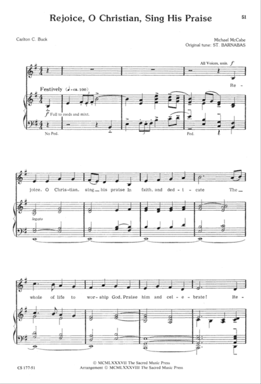 Foundation Anthems 3-Part scores gallery preview page 53