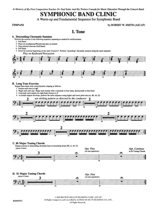 Symphonic Band Clinic: Timpani