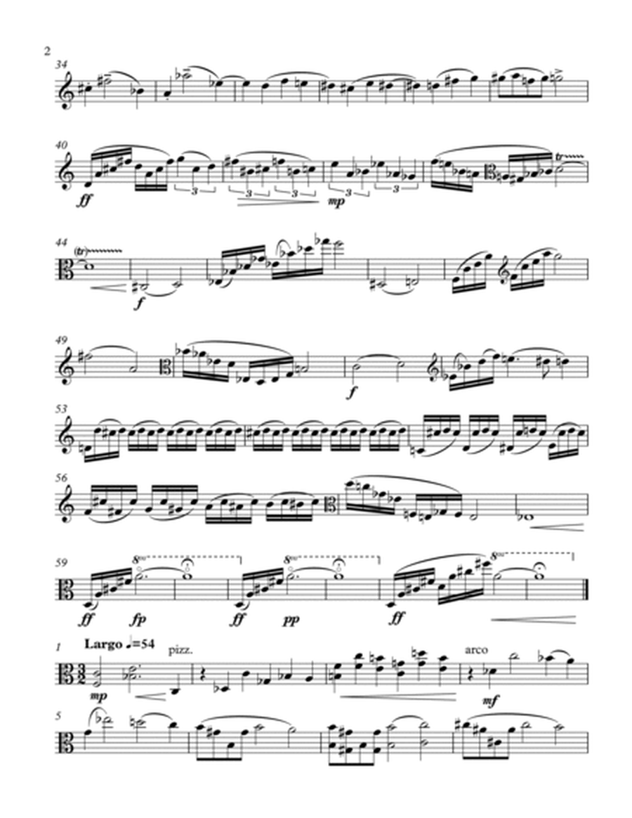Lyric Suite for Solo Viola, Op. 26a
