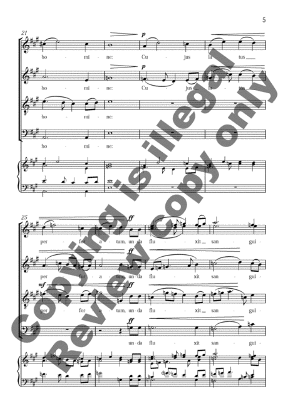 Ave verum Corpus Divisi scores gallery preview page 12