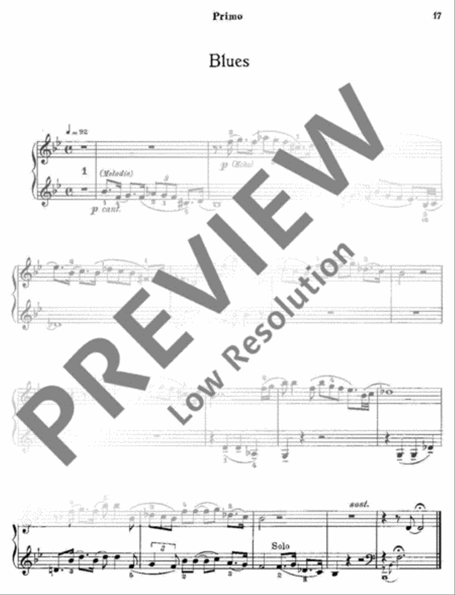 Easy Dances Piano Duet scores gallery preview page 18