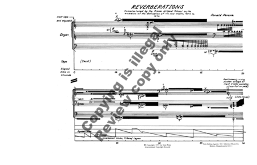 Reverberations (Score) Organ scores gallery preview page 4