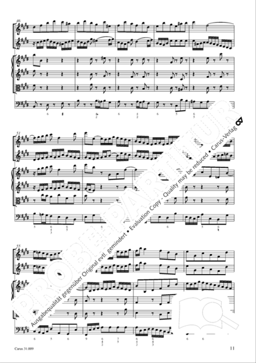 Salvation sure has come to man (Es ist das Heil uns kommen her) 4-Part scores gallery preview page 12