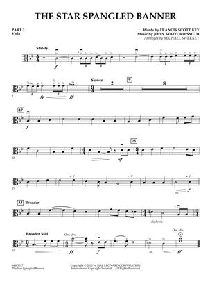 The Star Spangled Banner - Pt.3 - Viola