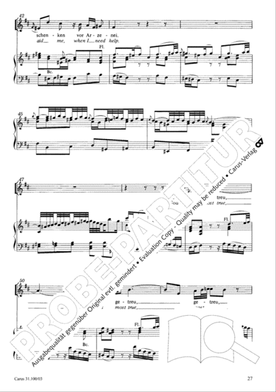 Whatever God ordains is right (Was Gott tut, das ist wohlgetan) 4-Part scores gallery preview page 28