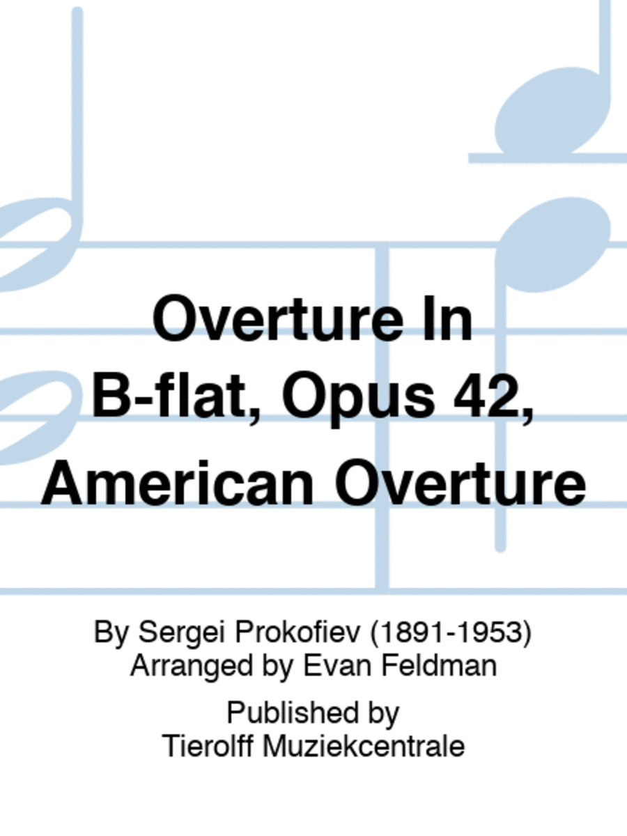 Overture In B-flat, Opus 42, American Overture Concert Band scores gallery preview page 1