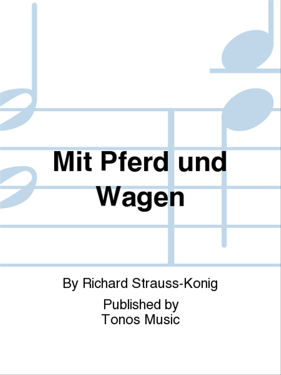 Mit Pferd und Wagen 2-Part scores gallery preview page 1