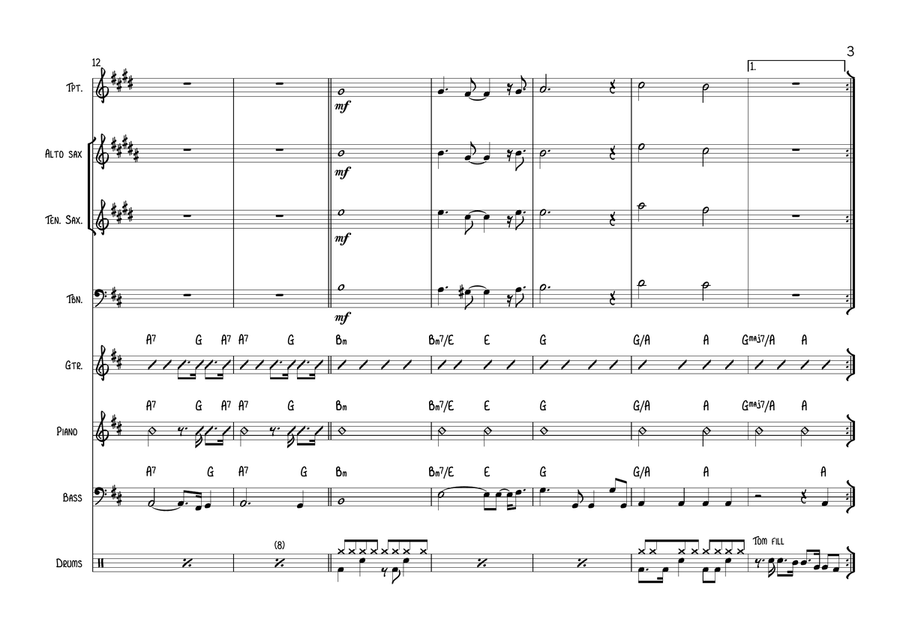 Give A Little Bit Large Ensemble scores gallery preview page 3