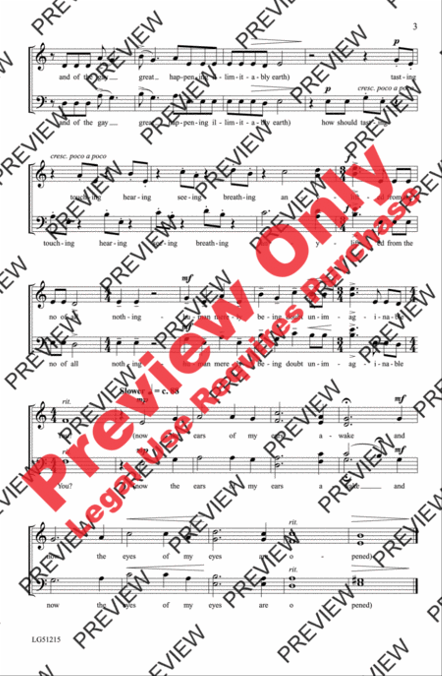 I Thank You God 4-Part scores gallery preview page 3