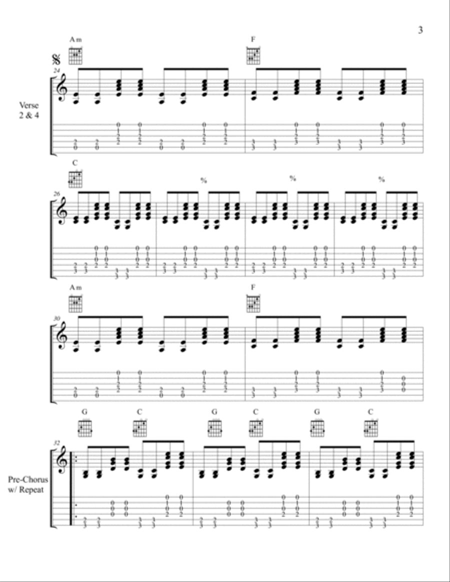 And It's Still Alright And It's Still Alright Guitar Tablature scores gallery preview page 3