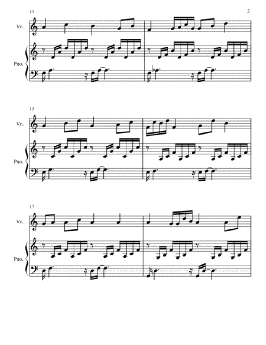 Prelude in C String Duet scores gallery preview page 3