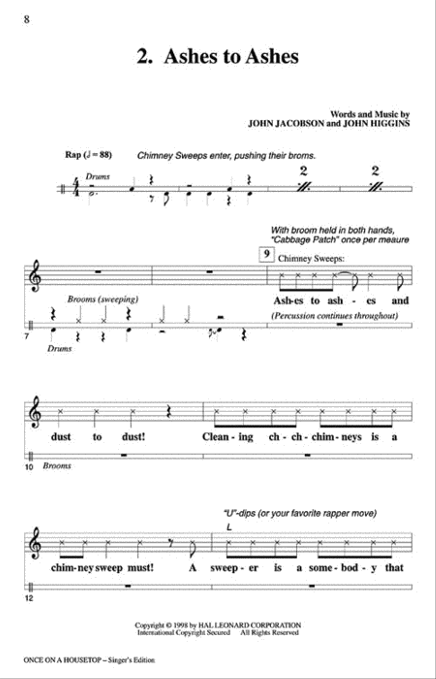 Once on a Housetop (An International Holiday Musical) Choir scores gallery preview page 2