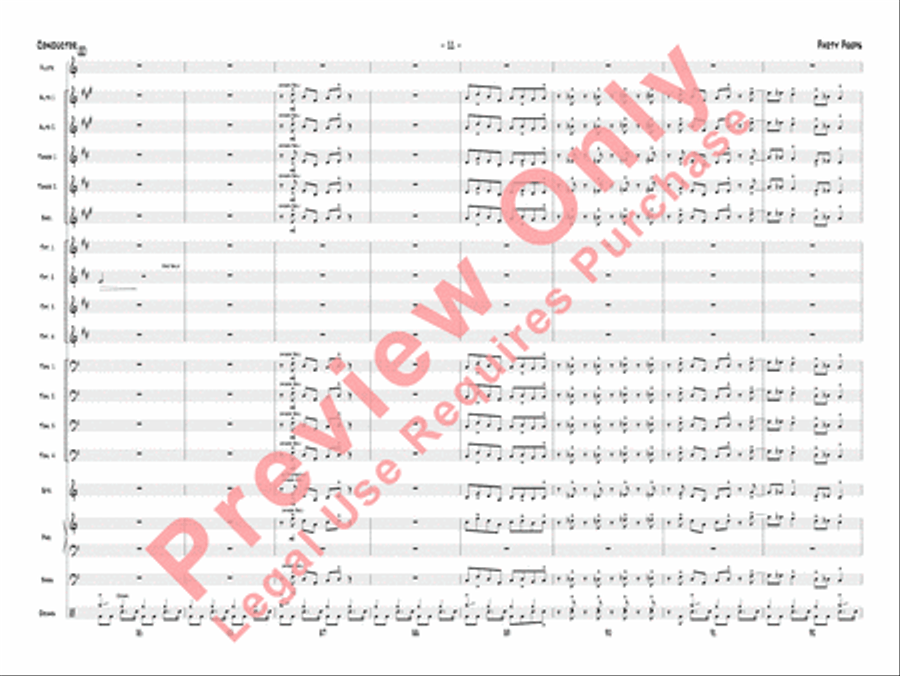 Party Peeps Jazz Ensemble scores gallery preview page 14