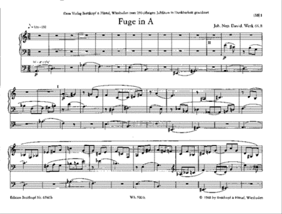 12 Organ Fugues through all the Keys Werk 66 Organ scores gallery preview page 2