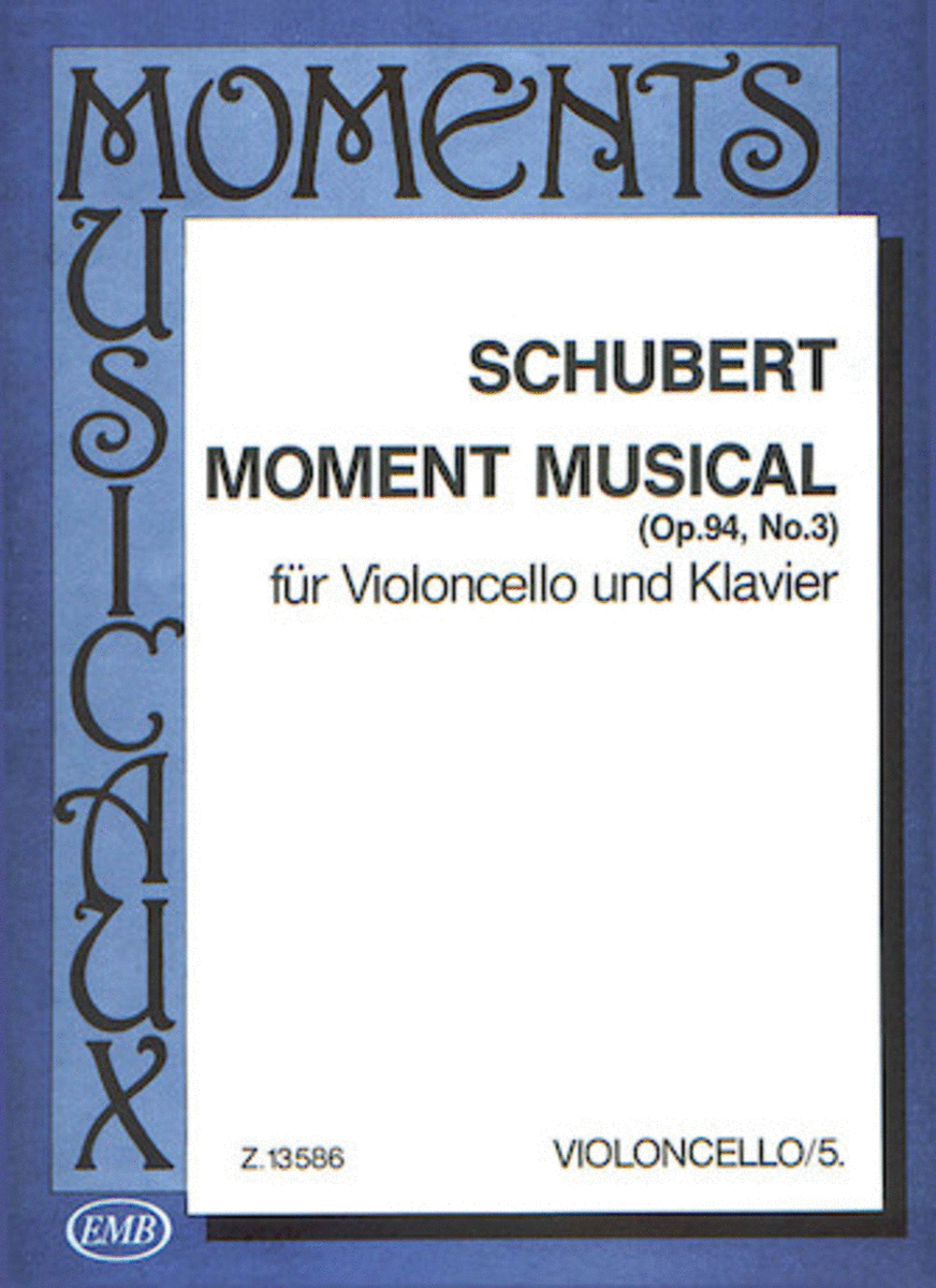 Moment Musical, Op. 94, No. 3