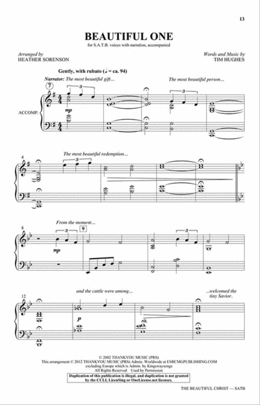 The Beautiful Christ The Beautiful Christ Choir scores gallery preview page 6