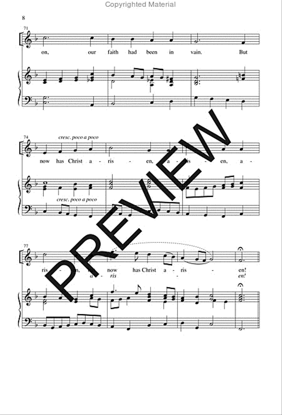 This Joyful Eastertide 3-Part scores gallery preview page 8