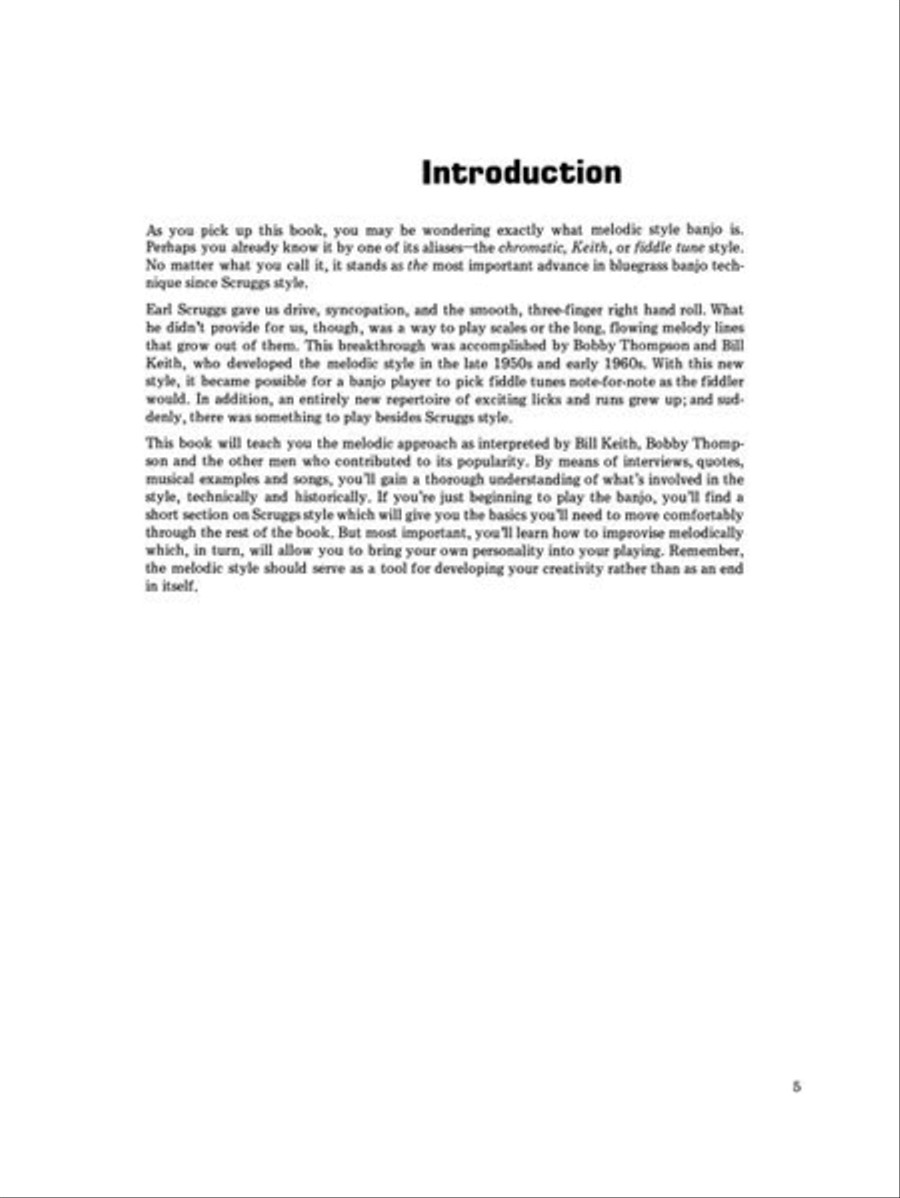 Melodic Banjo Guitar Tablature scores gallery preview page 5