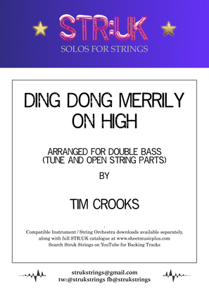 Book cover for Ding Dong Merrily on High (STR:UK Double Bass solo)