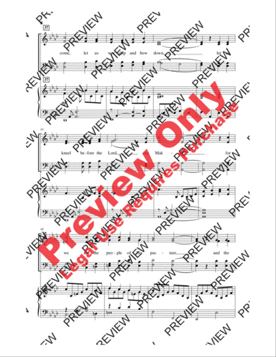 Jubilate Deo 4-Part scores gallery preview page 8