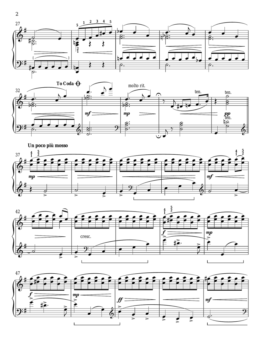 Twilight Piano Solo scores gallery preview page 2