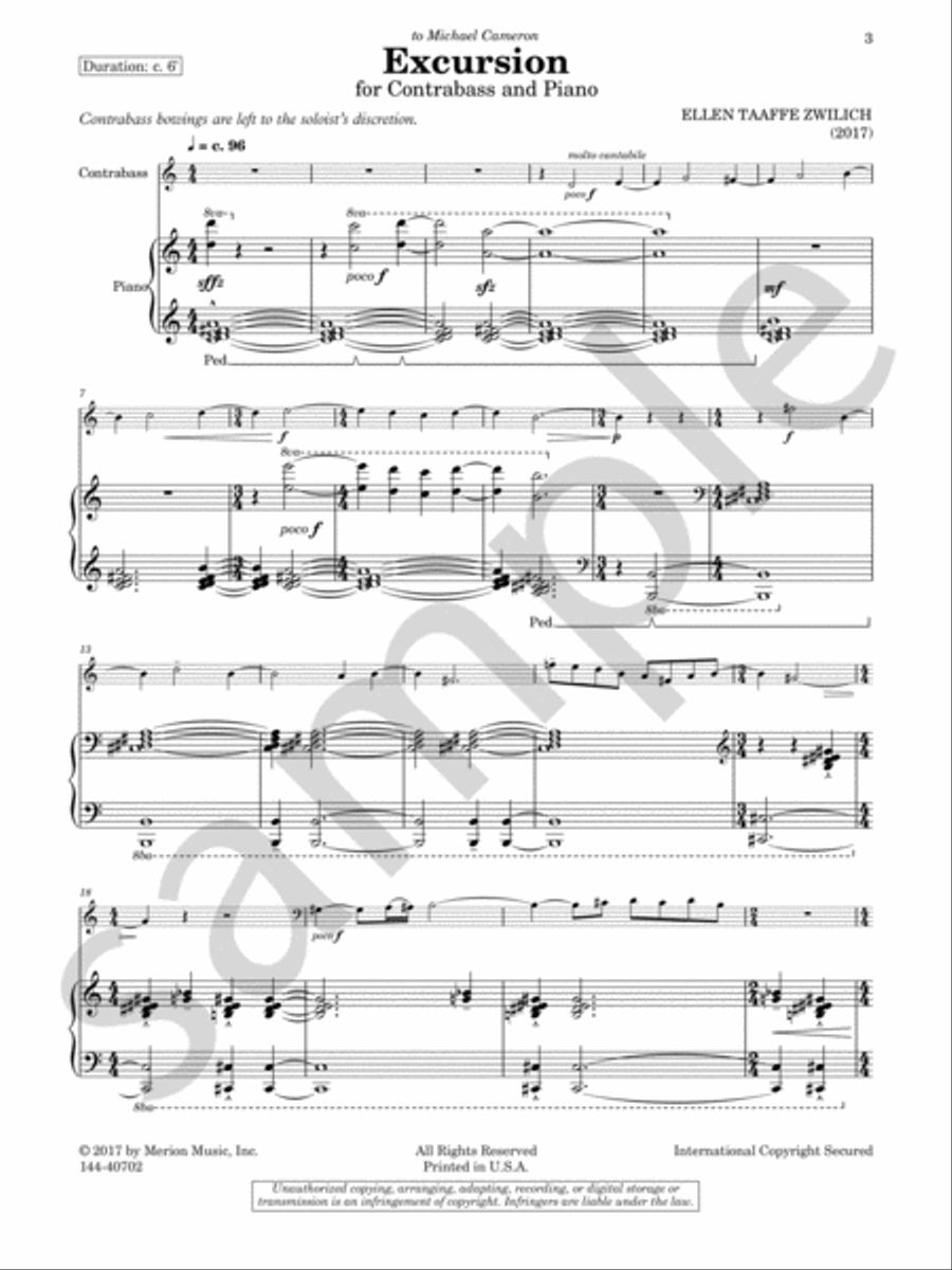 Excursion Excursion Chamber Music scores gallery preview page 4
