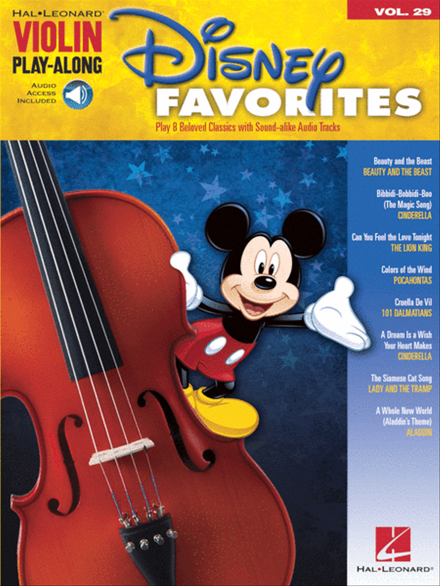 Disney Favorites Disney Favorites Violin Solo scores gallery preview page 1