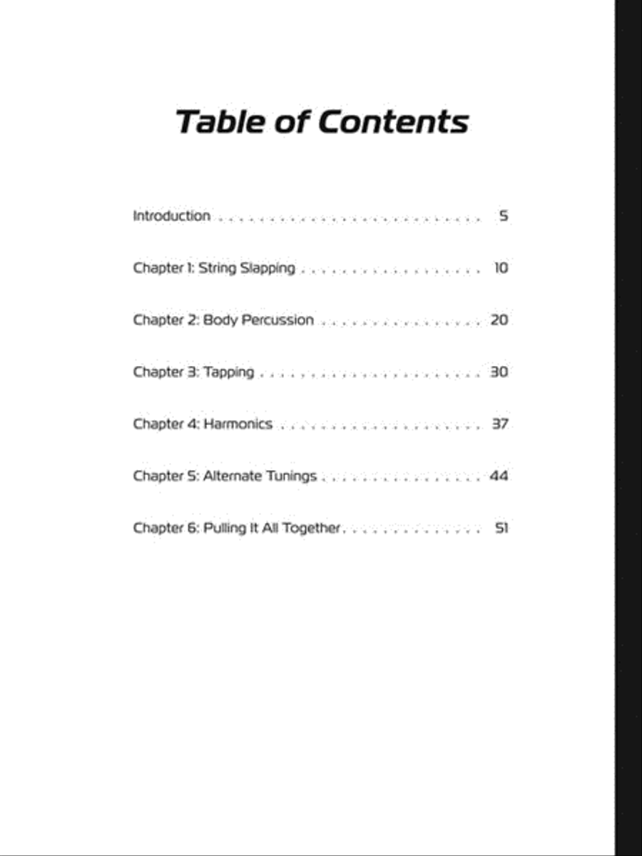 Percussive Acoustic Guitar Acoustic Guitar scores gallery preview page 3
