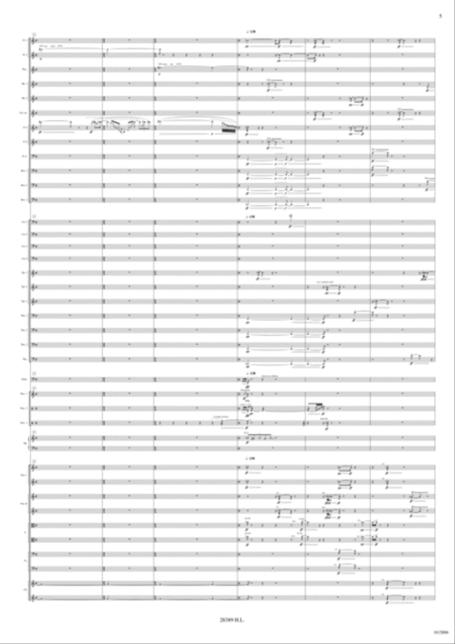Time Stretch (On Gesualdo) Orchestra scores gallery preview page 6