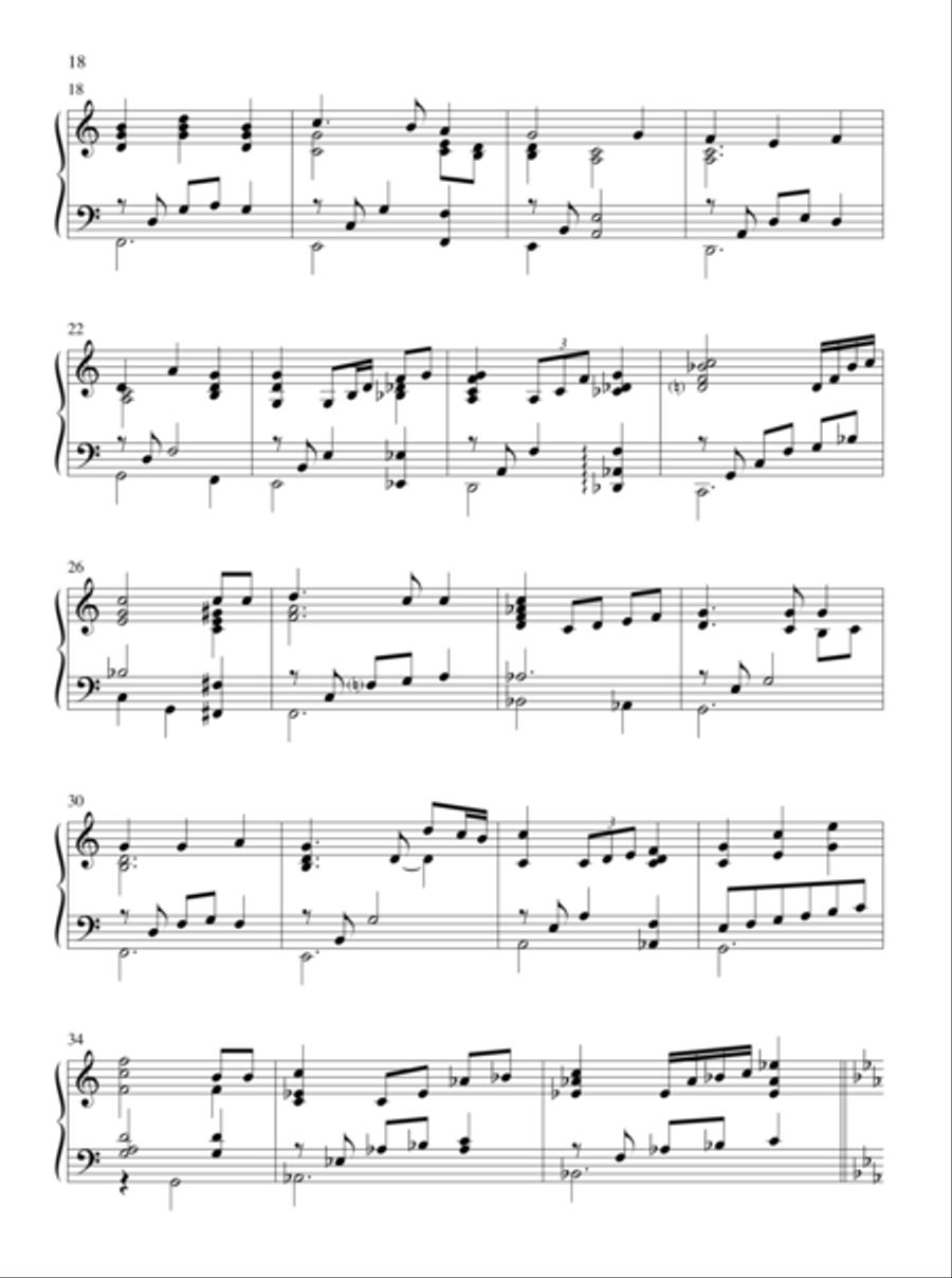 The King of Love Piano Solo scores gallery preview page 11