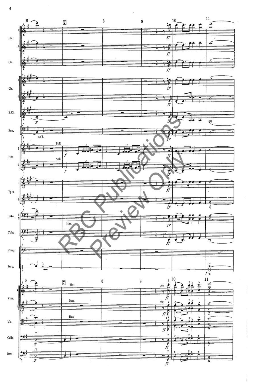 Light Cavalry Overture Full Orchestra scores gallery preview page 5