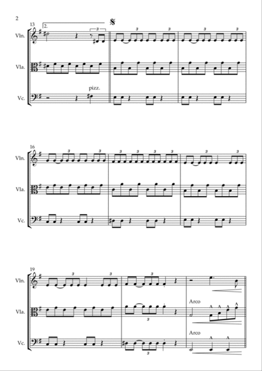 Believer Believer String Trio scores gallery preview page 2