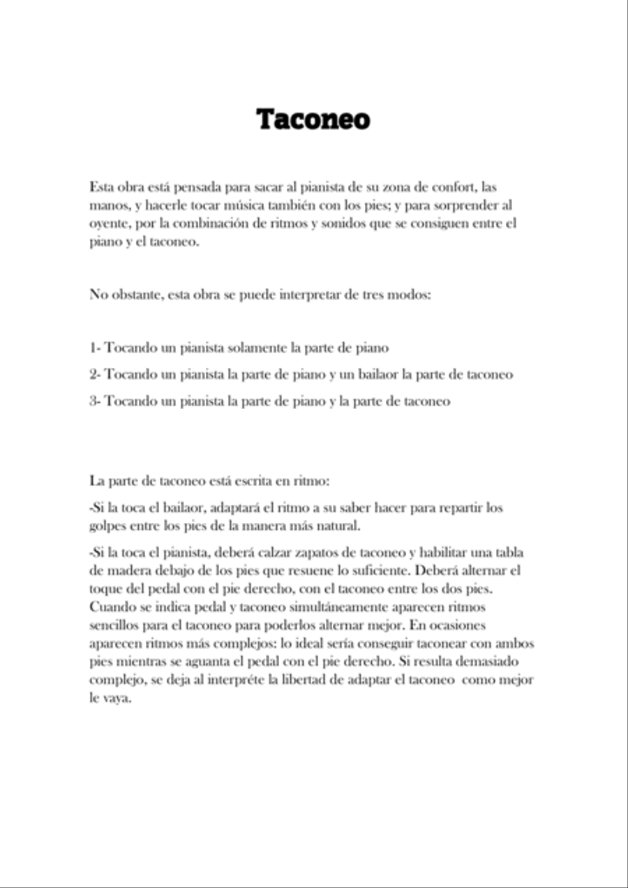 Taconeo Piano Solo scores gallery preview page 2