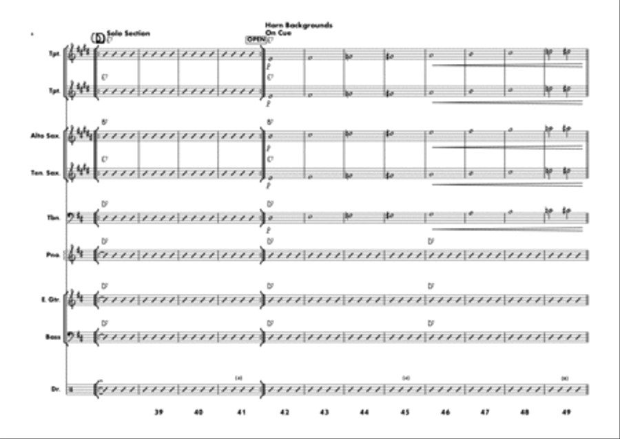 Everybody Say Yeah Small Ensemble scores gallery preview page 6