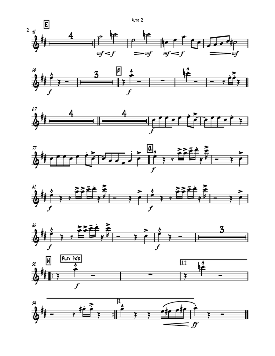 Melting Pot (Kool and the Gang) Jazz Ensemble scores gallery preview page 4